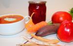 Dressing for borscht with beets for the winter - the best step-by-step recipe Dressing for borscht for the future for the winter